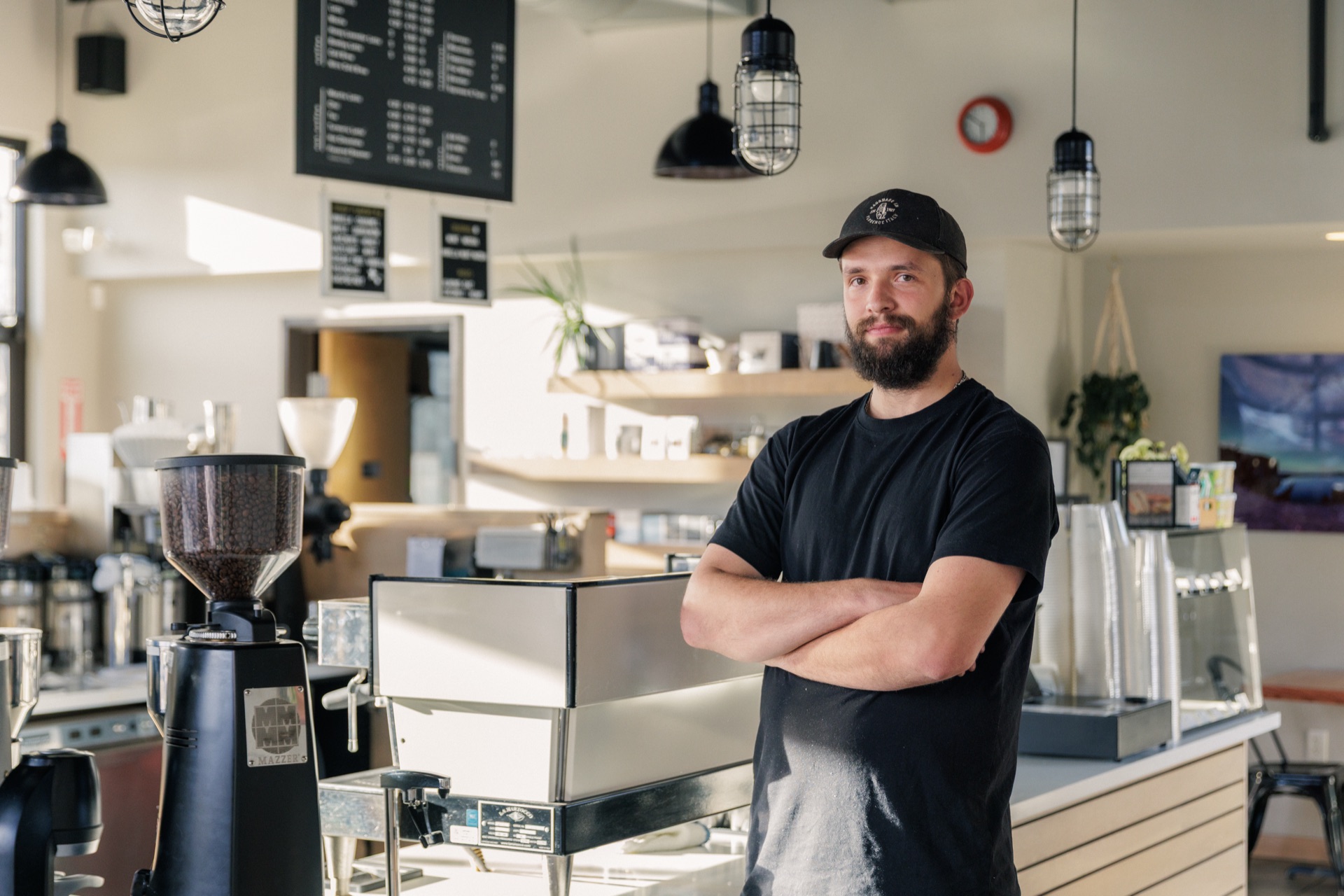 Cameron Baker consulting on espresso equipment